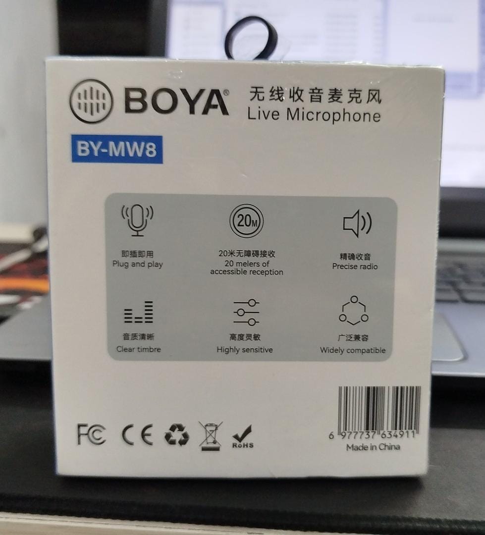 BOYA BY-MW8 Wireless Microphone