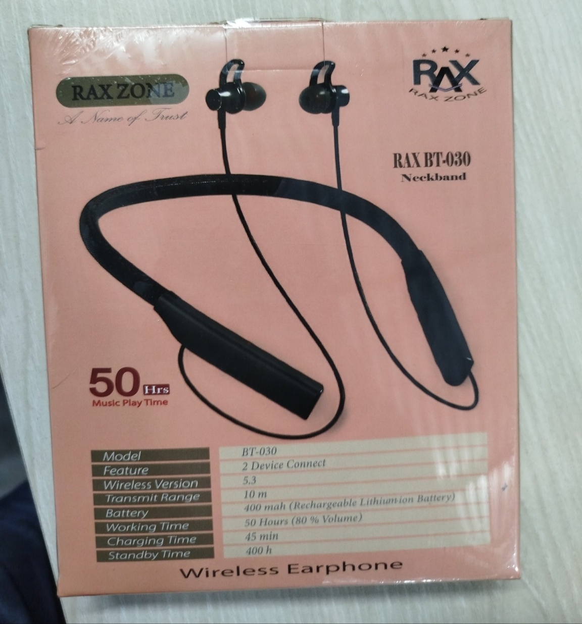 RAX BT-030 Neckband Earphone