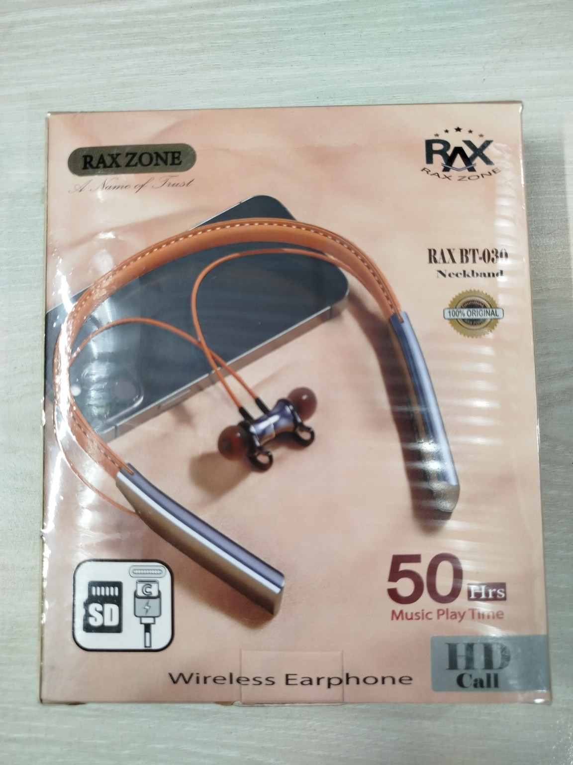 RAX BT-030 Wireless Neckband Earphone with 50 Hours Playtime - Image 2